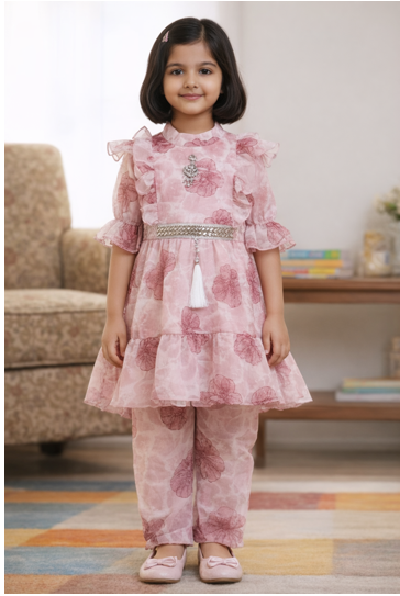 Blush Bloom Ethnic Set